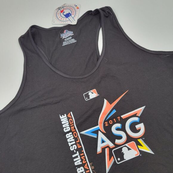 Majestic MLB All Star Game 2017 Women's XL‎ Racerback Sleevless Tank Top NWT - Picture 1 of 8